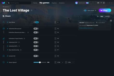 the lost village cheats